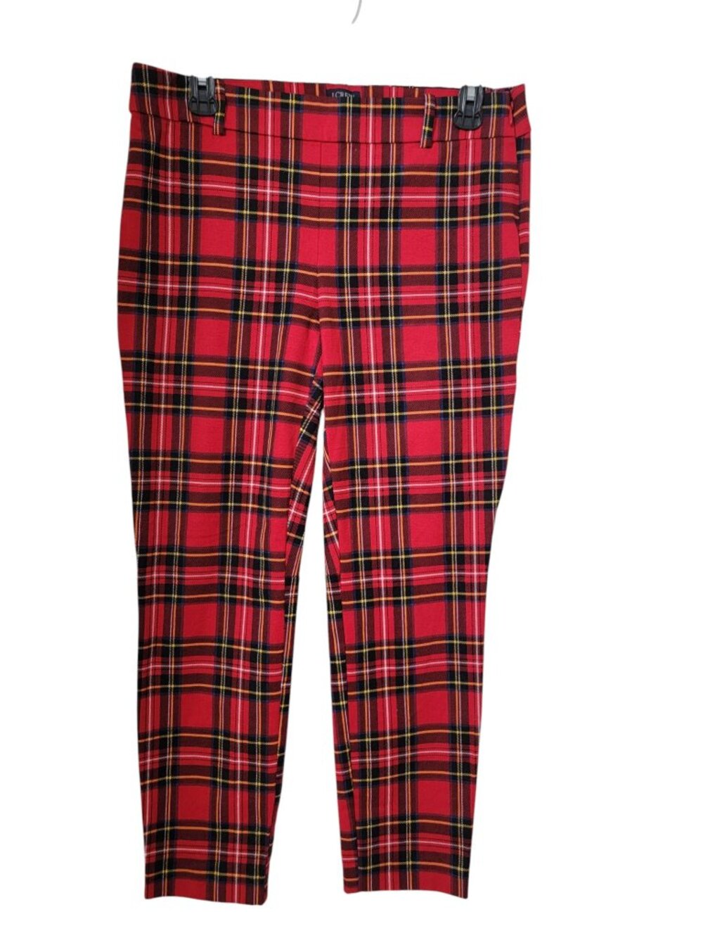 J. Crew Size 8 Red Stewart Tartan Plaid "Winnie Pant"